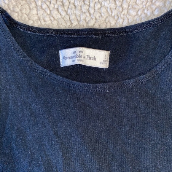 A&F Black Halter / Crop Top - Picture 3 of 3